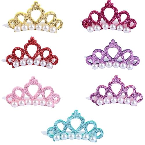 Kopida Haustier-Haarspangen, 7 Stück, kleine Hunde und Katzen, Kunstperlen, Kronenform, Haar-Clips, Kopfdekoration für Haustiere, Welpen, niedlich, glitzernd, Kronenform, Haarnadeln Kopida Haustier-Haarspangen, 7 Stück, kleine Hunde und Katzen, Kunstperlen, Kronenform, Haar-Clips, Kopfdekoration für Haustiere, Welpen, niedlich, glitzernd, Kronenform, Haarnadeln von Kopida