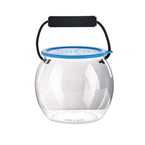 Tragbares Aquarium mit Griff, Mini-Fischtank, Fischtransportbehälter, Desktop-Fischschale, tragbares Kunststoff-Aquarium zum Angeln auf Reisen, Hand-Tank für Strand, Pool und See, transparent Tragbares Aquarium mit Griff, Mini-Fischtank, Fischtransportbehälter, Desktop-Fischschale, tragbares Kunststoff-Aquarium zum Angeln auf Reisen, Hand-Tank für Strand, Pool und See, transparent von Kopida