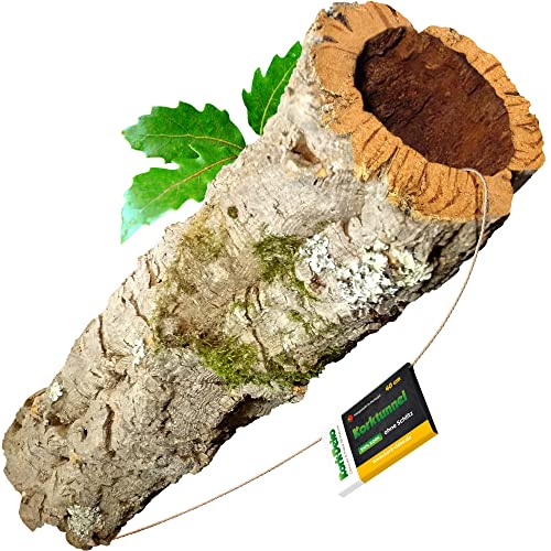 Korkröhre Korktunnel 40 cm lang, Durchmesser = 6-11 cm | Vogelspielzeug, Korkrinde, als Versteck | gereinigt & desinfiziert | Röhre aus Kork für Wellensittiche, Vögel und Nagetiere Korkröhre Korktunnel 40 cm lang, Durchmesser = 6-11 cm | Vogelspielzeug, Korkrinde, als Versteck | gereinigt & desinfiziert | Röhre aus Kork für Wellensittiche, Vögel und Nagetiere von Kork-Deko