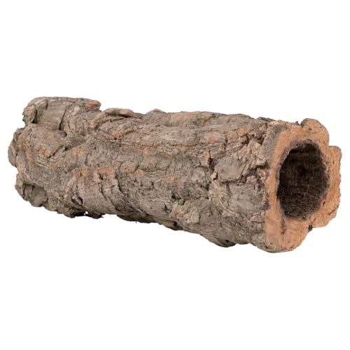 Korkröhre 25 cm lang, schmal (Ø 5-7 cm) ? Natur Korkrinde, Terrarium & Aquarium Dekoration, Versteck für Reptilien, Nager, Hamster, schädlingsfrei, unbehandelt von Kork-Deko