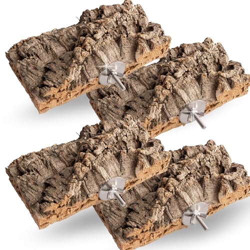 4 Stück Korksitzbretter 20 x 10cm XXL Paket zum Sonder-Sparpreis handgefertigtes Sitzbrett und Zubehör für den Vogelkäfig artgerechte Haltung für Heimvögel, nachhaltig aus der EU 4 Stück Korksitzbretter 20 x 10cm XXL Paket zum Sonder-Sparpreis handgefertigtes Sitzbrett und Zubehör für den Vogelkäfig artgerechte Haltung für Heimvögel, nachhaltig aus der EU von Kork-Trend
