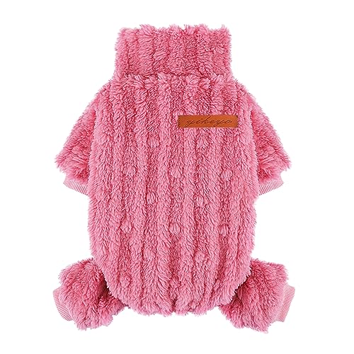 Hunde-Pyjama für kleine Hunde, Jungen und Mädchen, Rollkragenpullover, Valentinstagspullover, dicke warme Kleidung, Fleece-Mantel für kaltes Wetter, Welpen-Pyjama, Chihuahua, Yorkie, Winter-Einteiler, Hunde-Pyjama für kleine Hunde, Jungen und Mädchen, Rollkragenpullover, Valentinstagspullover, dicke warme Kleidung, Fleece-Mantel für kaltes Wetter, Welpen-Pyjama, Chihuahua, Yorkie, Winter-Einteiler, von Kosiyi