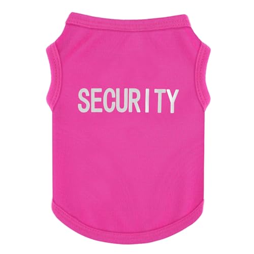 Hunde-Shirt, Sommerkleidung für kleine Hunde, Jungen, Mädchen, dehnbar, weich, atmungsaktiv, leicht, Tanktop, kühlendes T-Shirt, Katzen, ärmelloses Outfit, S, Rose2 von Kosiyi