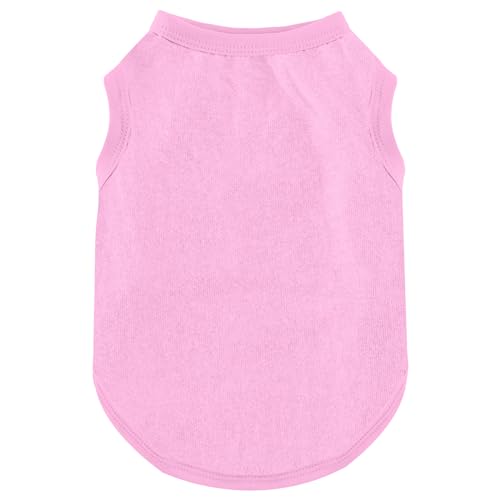 Hunde-Shirt, Weste, Kleidung für kleine Hunde, Jungen, Mädchen, Sommer, solide, dehnbar, weich, kühl, atmungsaktiv, leicht, Hunde-Sweatshirt, Haustier-/Katzen-Outfit Hunde-Shirt, Weste, Kleidung für kleine Hunde, Jungen, Mädchen, Sommer, solide, dehnbar, weich, kühl, atmungsaktiv, leicht, Hunde-Sweatshirt, Haustier-/Katzen-Outfit von Kosiyi