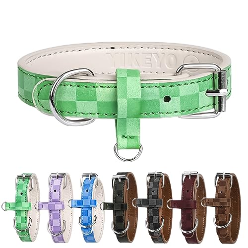 Hunde- und Katzenhalsband, Mädchen-Hundehalsband und Katzenhalsbänder für Mädchen und Katzen, Xs-Hundehalsband, Strass mit Schmetterling, Festival, niedliches Katzenhalsband, Set (groß, grün) von Kosiyi