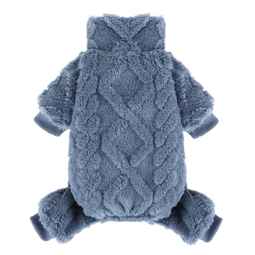 Hundepullover aus Fleece, Winterkleidung für kleine Hunde, Mädchen, Jungen, warmer Fleece-Hunde-Pyjama, Einteiler, Haustierkleidung, Welpenpullover, Pyjama, Hunde-Jumpsuits, Hunde-Outfit Hundepullover aus Fleece, Winterkleidung für kleine Hunde, Mädchen, Jungen, warmer Fleece-Hunde-Pyjama, Einteiler, Haustierkleidung, Welpenpullover, Pyjama, Hunde-Jumpsuits, Hunde-Outfit von Kosiyi