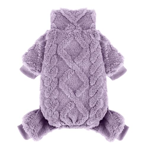 Hundepullover aus Fleece, Winterkleidung für kleine Hunde, Mädchen, Jungen, warmer Fleece-Hunde-Pyjama, Einteiler, Haustierkleidung, Welpenpullover, Pyjama, Hunde-Jumpsuits, Hunde-Outfit Hundepullover aus Fleece, Winterkleidung für kleine Hunde, Mädchen, Jungen, warmer Fleece-Hunde-Pyjama, Einteiler, Haustierkleidung, Welpenpullover, Pyjama, Hunde-Jumpsuits, Hunde-Outfit von Kosiyi