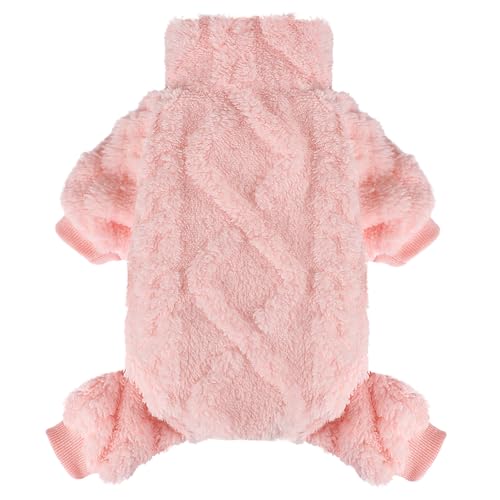 Hundepullover aus Fleece, Winterkleidung für kleine Hunde, Mädchen, Jungen, warmer Fleece-Hunde-Pyjama, Einteiler, Haustierkleidung, Welpenpullover, Pyjama, Hunde-Jumpsuits, Hunde-Outfit Hundepullover aus Fleece, Winterkleidung für kleine Hunde, Mädchen, Jungen, warmer Fleece-Hunde-Pyjama, Einteiler, Haustierkleidung, Welpenpullover, Pyjama, Hunde-Jumpsuits, Hunde-Outfit von Kosiyi