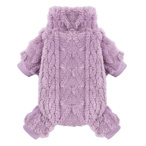 Hundepullover für kleine Hunde, Fleece, für kleine Hunde, Haustierkleidung, Katzenpullover, Herbst und Winter, warme Welpenkleidung, für Jungen, Mädchen, Hunde-Outfits, Jumpsuits für Chihuahua, Yorkie von Kosiyi