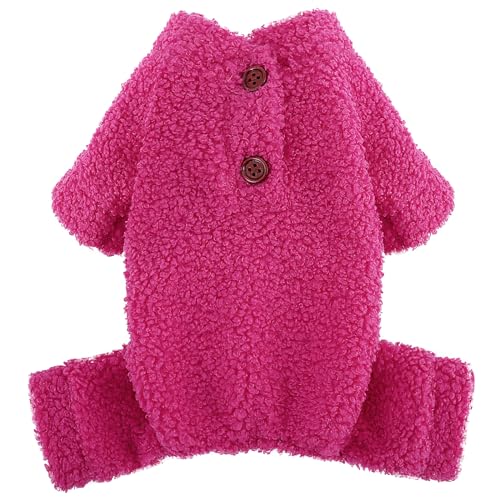 Hundepullover für kleine Hunde, Mädchen, Jungen, Fleece, Welpenbekleidung, Jammies, Hunde-Pjs für Chihuahua, Yorkie, Winter, warmer Einteiler, Overall, Kleidung, Haustier-Hunde, männlich und weiblich, Hundepullover für kleine Hunde, Mädchen, Jungen, Fleece, Welpenbekleidung, Jammies, Hunde-Pjs für Chihuahua, Yorkie, Winter, warmer Einteiler, Overall, Kleidung, Haustier-Hunde, männlich und weiblich, von Kosiyi