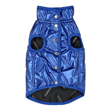 Kotomoda Gepolsterter Mantel für Katzen, modisch, bequem, Größe L, Marineblau von Kotomoda