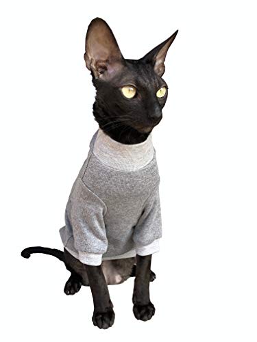 Kotomoda Katzen Kleidung Baumwollpullover Trautes Heim, Glьck allein. (XS) von Kotomoda