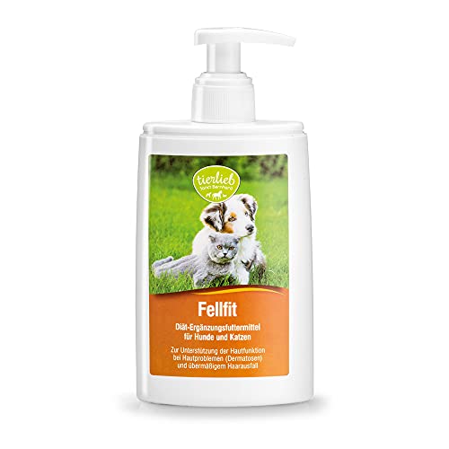 tierlieb Fellfit für Hunde und Katzen Ergänzungsfuttermittel mit wertvollem Fischöl und Nachtkerzenöl, Vitamin E, Inhalt 250 ml tierlieb Fellfit für Hunde und Katzen Ergänzungsfuttermittel mit wertvollem Fischöl und Nachtkerzenöl, Vitamin E, Inhalt 250 ml von Kräuterhaus Sanct Bernhard