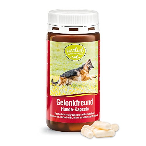 tierlieb Gelenkfreund Hunde-Kapseln mit Calcium, Magnesium, Glucosamin & Chondroitin 130 Kapseln tierlieb Gelenkfreund Hunde-Kapseln mit Calcium, Magnesium, Glucosamin & Chondroitin 130 Kapseln von Kräuterhaus Sanct Bernhard