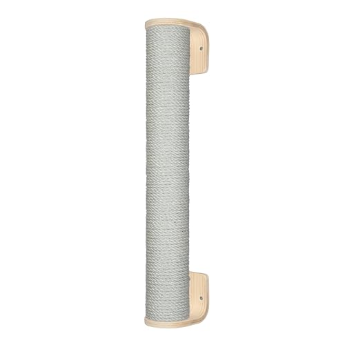 Kratzbaumland 12 cm Relax-Kletterstange Kratzstange Wandelement für Katzen (80 cm, Sandgrau) von Kratzbaumland