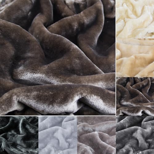 Kratzbaumland Edelplüsch für Kratzbäume (420g/m) 150 cm Rollenbreite (versch. Farben/Längen): Stofffarbe - braun, Länge - 2,5 Meter von Kratzbaumland