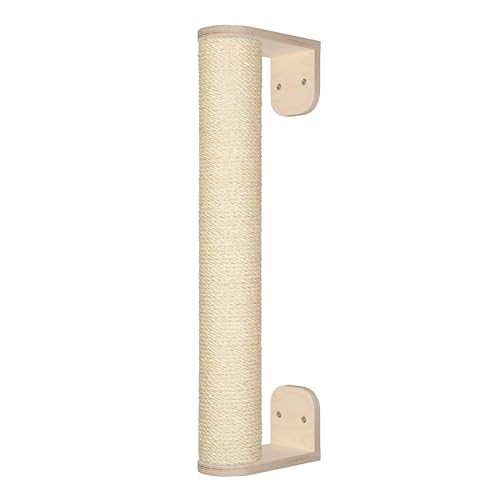 Kratzbaumland Woody-Kletterstange Kratzstange Wandelement für Katzen (40 cm, Natur) von Kratzbaumland
