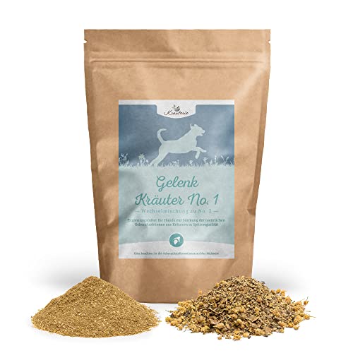 Krauterie Gelenk Kräuter No. 1 für Hunde in Spitzenqualität (250 g) - Pulver -Artgerechtes Ergänzungsfuttermittel für Hunde, frei von Zusatzstoffen, zuckerfrei, getreidefrei Krauterie Gelenk Kräuter No. 1 für Hunde in Spitzenqualität (250 g) - Pulver -Artgerechtes Ergänzungsfuttermittel für Hunde, frei von Zusatzstoffen, zuckerfrei, getreidefrei von Krauterie