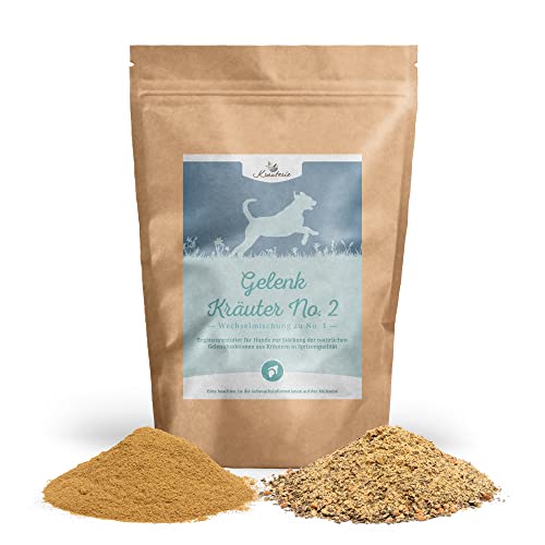 Krauterie Gelenk Kräuter No. 2 für Hunde in Spitzenqualität (250 g) - geschnitten - Artgerechtes Ergänzungsfuttermittel für Hunde, frei von Zusatzstoffen, zuckerfrei, getreidefrei Krauterie Gelenk Kräuter No. 2 für Hunde in Spitzenqualität (250 g) - geschnitten - Artgerechtes Ergänzungsfuttermittel für Hunde, frei von Zusatzstoffen, zuckerfrei, getreidefrei von Krauterie