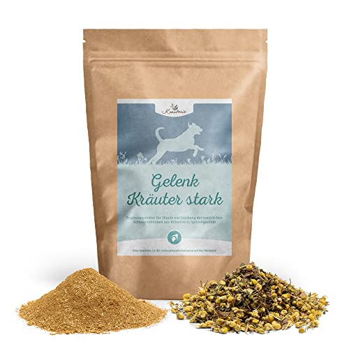 Krauterie Gelenk Kräuter extra stark für Hunde in Spitzenqualität (250 g) - geschnitten - Artgerechtes Ergänzungsfuttermittel für Hunde, frei von Zusatzstoffen, zuckerfrei, getreidefrei Krauterie Gelenk Kräuter extra stark für Hunde in Spitzenqualität (250 g) - geschnitten - Artgerechtes Ergänzungsfuttermittel für Hunde, frei von Zusatzstoffen, zuckerfrei, getreidefrei von Krauterie