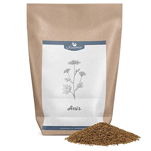 Krauterie Anis Samen Hund, Einzelfuttermittel für Hunde (100 g), Ganze Anis Samen Getrocknet in Spitzenqualität Krauterie Anis Samen Hund, Einzelfuttermittel für Hunde (100 g), Ganze Anis Samen Getrocknet in Spitzenqualität von Krauterie