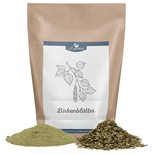 Krauterie Birkenblätter Hund, Einzelfuttermittel für Hunde (100 g), Birkenblätter Geschnitten in Spitzenqualität Krauterie Birkenblätter Hund, Einzelfuttermittel für Hunde (100 g), Birkenblätter Geschnitten in Spitzenqualität von Krauterie
