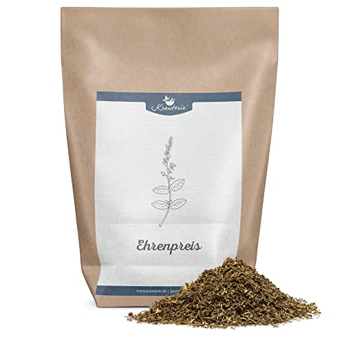 Krauterie Ehrenpreis Hund, Einzelfuttermittel für Hunde (100 g), Ehrenpreis Geschnitten in Spitzenqualität von Krauterie