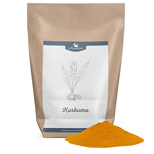 Krauterie Kurkuma Hund, Einzelfuttermittel für Hunde (100 g), Kurkuma Pulver in Spitzenqualität Krauterie Kurkuma Hund, Einzelfuttermittel für Hunde (100 g), Kurkuma Pulver in Spitzenqualität von Krauterie