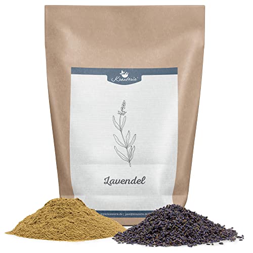 Krauterie Lavendel Hund, Einzelfuttermittel für Hunde (100 g), Lavendel Pulver in Spitzenqualität Krauterie Lavendel Hund, Einzelfuttermittel für Hunde (100 g), Lavendel Pulver in Spitzenqualität von Krauterie