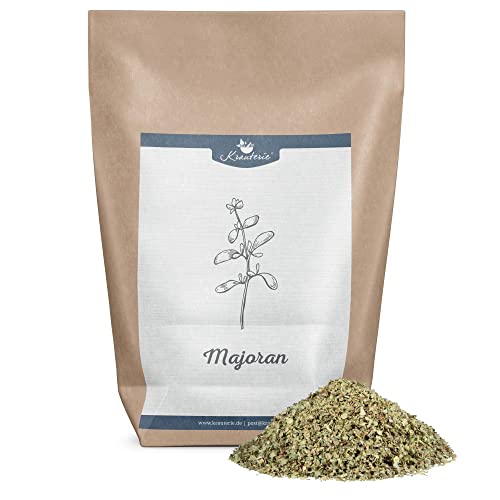 Krauterie Majoran Hund, Einzelfuttermittel für Hunde (100 g), Majoran Geschnitten in Spitzenqualität von Krauterie