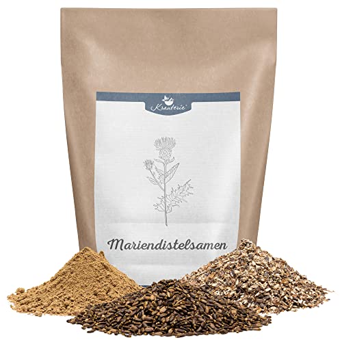 Krauterie Mariendistelsamen Hund, Einzelfuttermittel für Hunde (100 g), Mariendistelsamen Ganze Samen in Spitzenqualität Krauterie Mariendistelsamen Hund, Einzelfuttermittel für Hunde (100 g), Mariendistelsamen Ganze Samen in Spitzenqualität von Krauterie