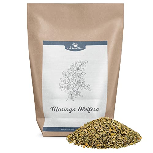 Krauterie Moringa Oleifera Hund, Einzelfuttermittel für Hunde (100 g), Moringa Oleifera Blätter Geschnitten in Spitzenqualität von Krauterie