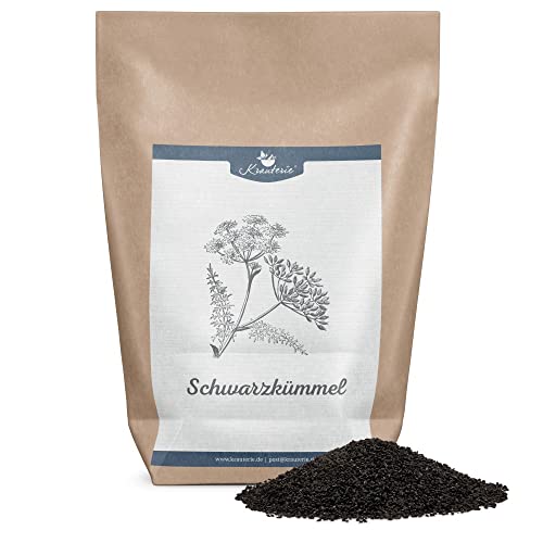 Krauterie Schwarzkümmelsamen Hund, Einzelfuttermittel für Hunde (100 g), Schwarzkümmelsamen Ganz in Spitzenqualität von Krauterie