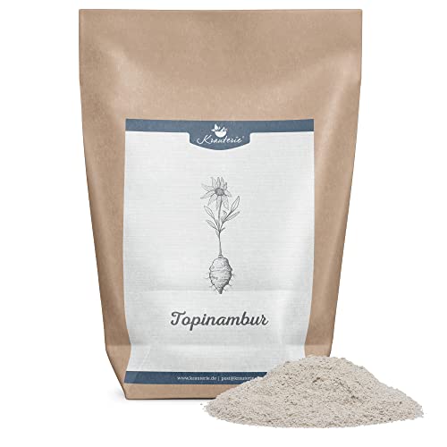 Krauterie Topinambur Hund, Einzelfuttermittel für Hunde (100 g), Topinambur Pulver in Spitzenqualität Krauterie Topinambur Hund, Einzelfuttermittel für Hunde (100 g), Topinambur Pulver in Spitzenqualität von Krauterie