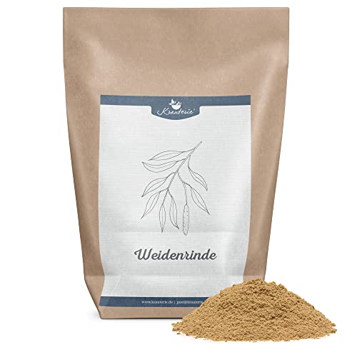 Krauterie Weidenrinde Hund, Einzelfuttermittel für Hunde (100 g), Weidenrinde Pulver in Spitzenqualität Krauterie Weidenrinde Hund, Einzelfuttermittel für Hunde (100 g), Weidenrinde Pulver in Spitzenqualität von Krauterie