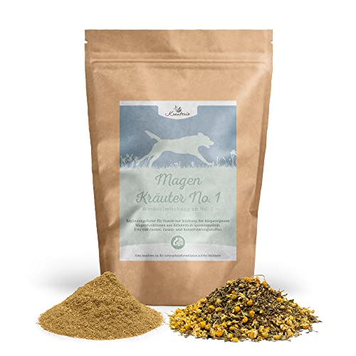 Krauterie Magen Kräuter No. 1 für Hunde in Spitzenqualität (250 g) - geschnitten - Artgerechtes Ergänzungsfuttermittel für Hunde, frei von Zusatzstoffen, zuckerfrei, getreidefrei Krauterie Magen Kräuter No. 1 für Hunde in Spitzenqualität (250 g) - geschnitten - Artgerechtes Ergänzungsfuttermittel für Hunde, frei von Zusatzstoffen, zuckerfrei, getreidefrei von Krauterie