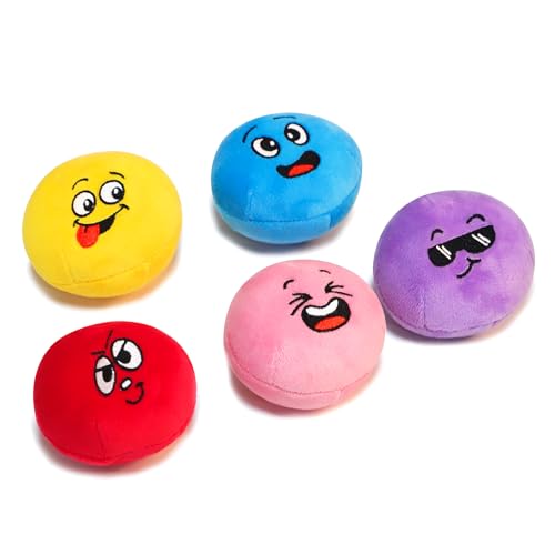 KrauzPet Quietschspielzeug für Hunde, interaktive Plüschbälle, Welpen-Zahnungsball, Spielzeug für kleine und mittelgroße Hunde KrauzPet Quietschspielzeug für Hunde, interaktive Plüschbälle, Welpen-Zahnungsball, Spielzeug für kleine und mittelgroße Hunde von KrauzPet