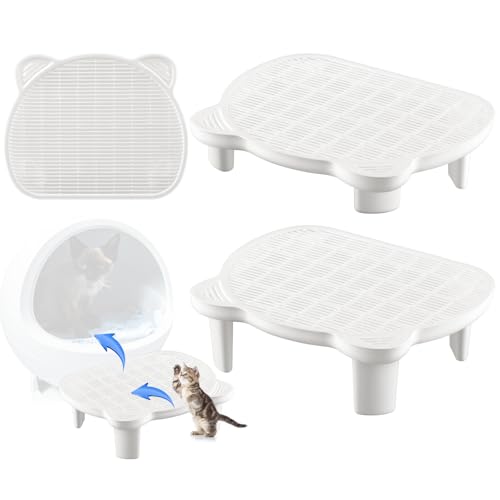 Kritkin Katzentoilettenrampe Katzentoilette Stufentreppe Höhenverstellbar mit 2 Sets unterschiedlich großer Beine Doppellagig mit Sandfilterfunktion Waschbar Leicht zu Reinigen und Installieren Kritkin Katzentoilettenrampe Katzentoilette Stufentreppe Höhenverstellbar mit 2 Sets unterschiedlich großer Beine Doppellagig mit Sandfilterfunktion Waschbar Leicht zu Reinigen und Installieren von Kritkin