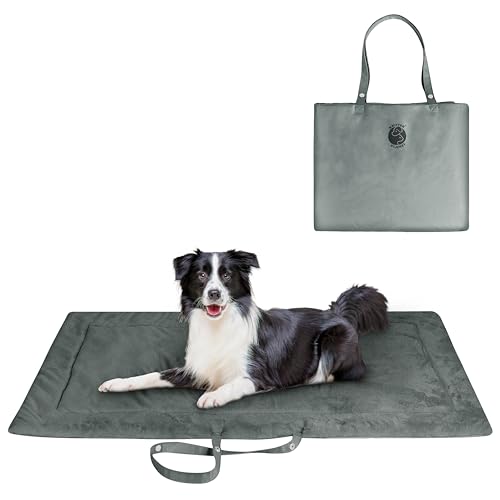 Kritter Planet wasserdichte Katze Hundematte, Faltbare Waschbare Haustier Outdoor Hundedecke für Reisen Camping Outdoor, Faltbare Haustiermatte mit Griffen, Kleine Mittlere Hundebettdecke 127 x 70CM Kritter Planet wasserdichte Katze Hundematte, Faltbare Waschbare Haustier Outdoor Hundedecke für Reisen Camping Outdoor, Faltbare Haustiermatte mit Griffen, Kleine Mittlere Hundebettdecke 127 x 70CM von Kritter Planet