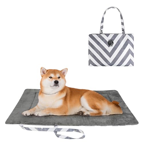 Kritter Planet wasserdichte Katze Hundematte, Faltbare Waschbare Haustier Outdoor Hundedecke für Reisen Camping Outdoor, Faltbare Haustiermatte mit Griffen, Kleine Mittlere Hundebettdecke 80 x 60CM Kritter Planet wasserdichte Katze Hundematte, Faltbare Waschbare Haustier Outdoor Hundedecke für Reisen Camping Outdoor, Faltbare Haustiermatte mit Griffen, Kleine Mittlere Hundebettdecke 80 x 60CM von Kritter Planet