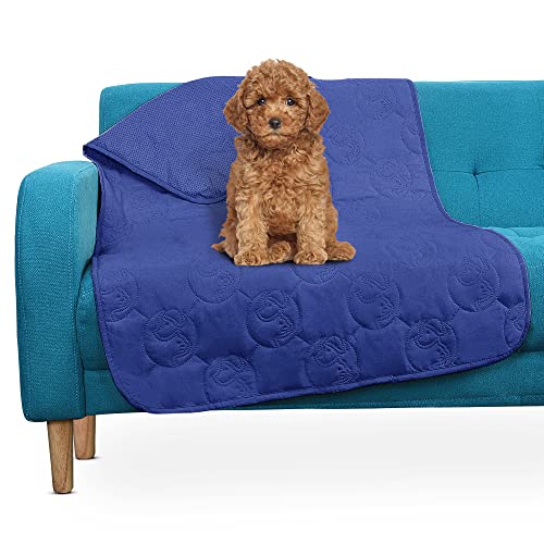 Kritter Planet wasserdichte Kühldecke Hundedecke Katzendecke Liebesdecke, wasserdichte Decke Hund Katze, Waschbar Sofabezug Hundedecke Auto Sofa Couch Bett Outdoor Camping Reise, 125×75cm, Marine von Kritter Planet