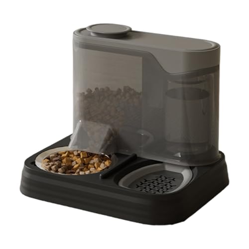 Krmoau Automatischer Katzenfutterautomat - Haustierfutter- Und Wasserspender - Multifunktionaler 2-in-1 Futterspender Für Mehrhaustierhaushalte, Wohnung, Küche & Schlafzimmer Krmoau Automatischer Katzenfutterautomat - Haustierfutter- Und Wasserspender - Multifunktionaler 2-in-1 Futterspender Für Mehrhaustierhaushalte, Wohnung, Küche & Schlafzimmer von Krmoau