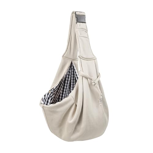 Krmoau Hundetrage Sling - Atmungsaktive Kleintiertasche Für Hunde - Verstellbare Schulter- & Brustgurte, Leichtes Haustierzubehör Für Wanderungen, Outdoor-Aktivitäten Und Alltägliche Spaziergänge Krmoau Hundetrage Sling - Atmungsaktive Kleintiertasche Für Hunde - Verstellbare Schulter- & Brustgurte, Leichtes Haustierzubehör Für Wanderungen, Outdoor-Aktivitäten Und Alltägliche Spaziergänge von Krmoau