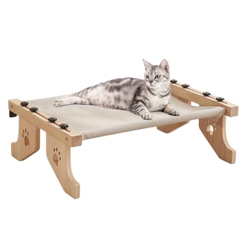 Krmoau Katzen Hängemattenbett, Und Robuste Metallrahmen Katzensitzstange Für Fensterbank, Katzenfenstersitz Für Große Katzen Und Kätzchen Krmoau Katzen Hängemattenbett, Und Robuste Metallrahmen Katzensitzstange Für Fensterbank, Katzenfenstersitz Für Große Katzen Und Kätzchen von Krmoau