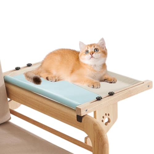 Krmoau Katzen Hängemattenbett, Und Robuste Metallrahmen Katzensitzstange Für Fensterbank, Katzenfenstersitz Für Große Katzen Und Kätzchen Krmoau Katzen Hängemattenbett, Und Robuste Metallrahmen Katzensitzstange Für Fensterbank, Katzenfenstersitz Für Große Katzen Und Kätzchen von Krmoau