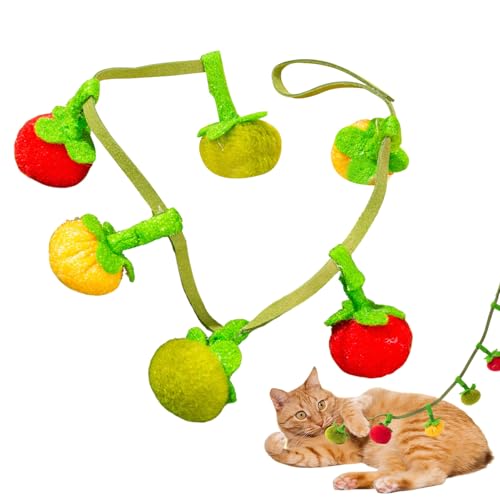 Krmoau Katzenminze Spielzeug Katze | Kuscheltier Mit Katzenspielzeug Für Wohnungskatzen | Bissfeste Tierfigur In Tomatenform Für Zuhause Garten Und Unterwegs Krmoau Katzenminze Spielzeug Katze | Kuscheltier Mit Katzenspielzeug Für Wohnungskatzen | Bissfeste Tierfigur In Tomatenform Für Zuhause Garten Und Unterwegs von Krmoau