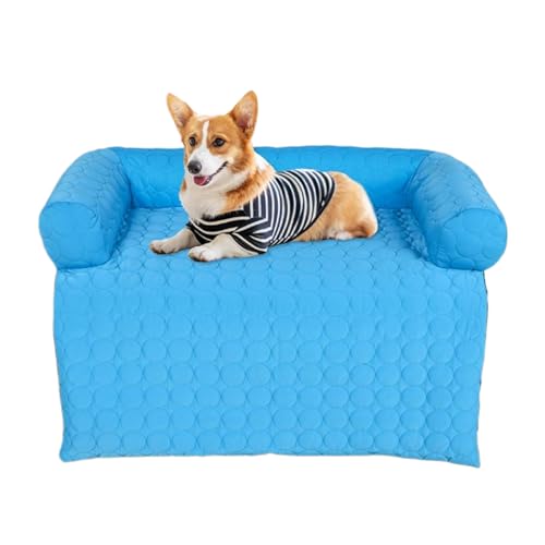 Krmoau Kühlmatte Für Hunde, Kühlmatte Für Und Hundekorb, U-förmiges Kissen rutschfeste Unterlage Haustierzubehör für Welpen Katzen Zuhause Camping Outdoor Krmoau Kühlmatte Für Hunde, Kühlmatte Für Und Hundekorb, U-förmiges Kissen rutschfeste Unterlage Haustierzubehör für Welpen Katzen Zuhause Camping Outdoor von Krmoau