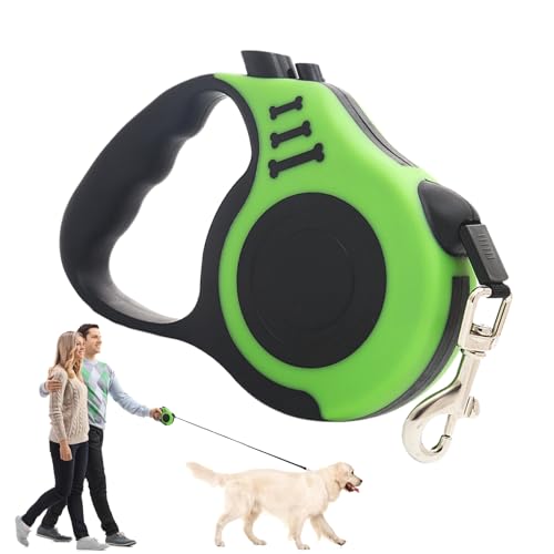 Krmoau PET Telescopic Traction Seil, einziehbarer Hund Leads,Hochleistungs -Haustiertraktionseil | Ergonomisches Griff im Freien im Freien für Katzen, kleine oder mittelgroße Hunde von Krmoau