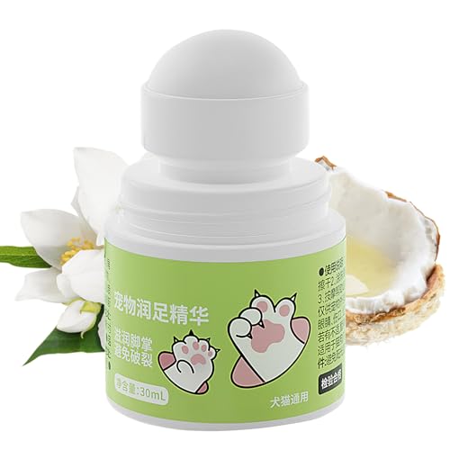 Krmoau Pfotenbalsam Hunde, Balsam für Hundepfoten - 30 ml Cracked Dog Paw Care Oil,Milde Katzenkrallenreparaturprodukt, nahrhafte Welpenfußbalsam für trockenes Risskissen nahrhaft von Krmoau