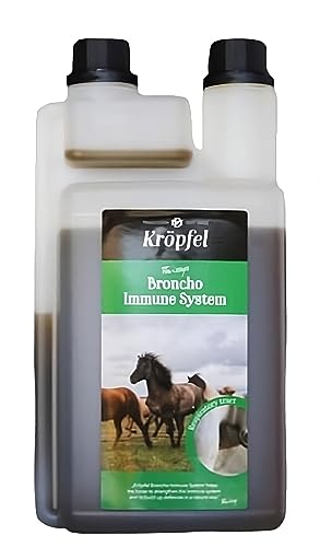 Kröpfel KRÖPFEL Premium Broncho Immune System für Tiere - 1000ml für Pferd, Hund, Katze, Nagetiere - Nahrungsergänzung - hergestellt in Österreich von Kröpfel